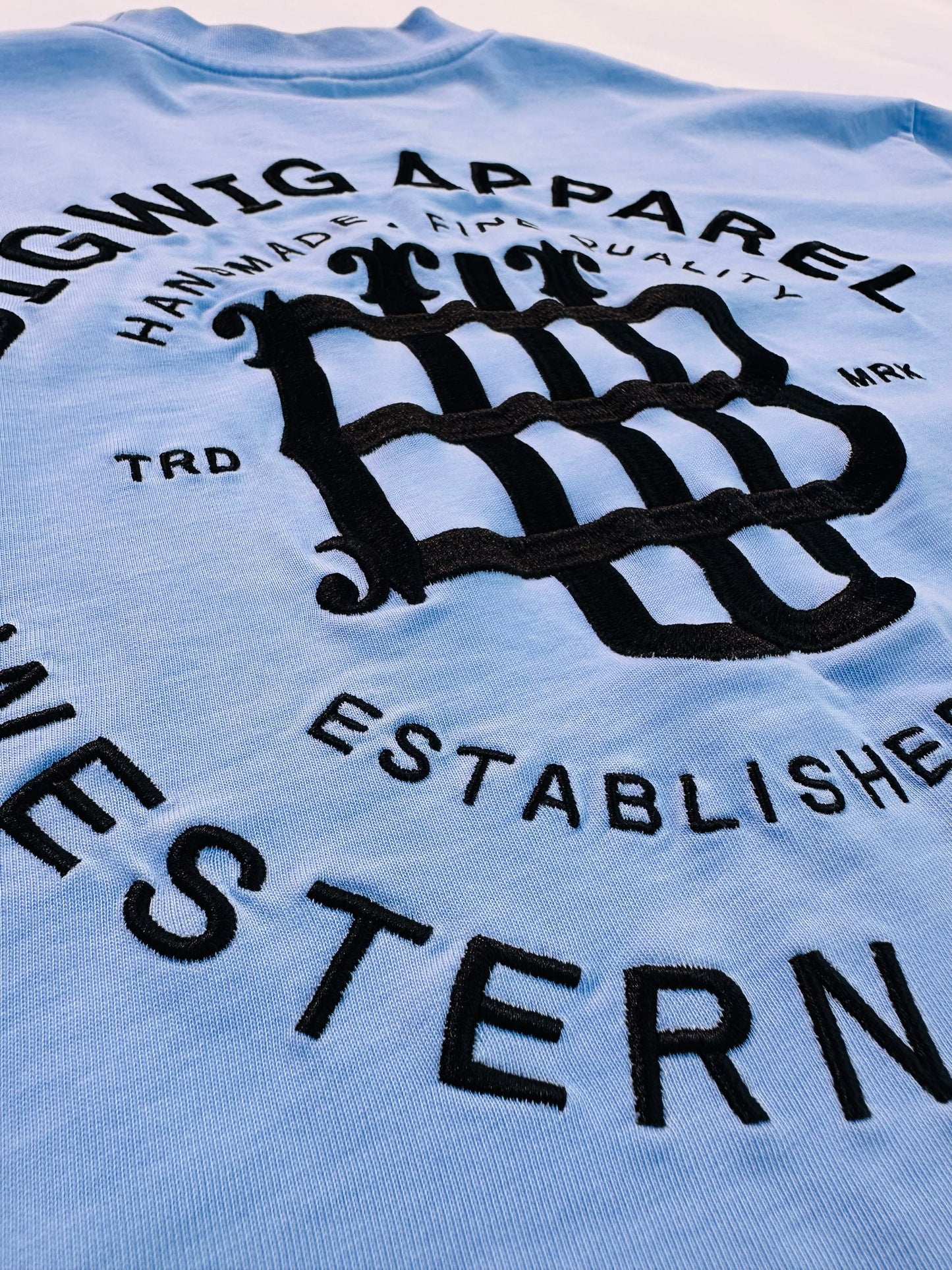 Classic Baby Blue Cropped Tee